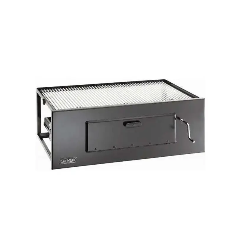 Fire Magic Lift-A-Fire Compact Built-In Charcoal Grill 1
