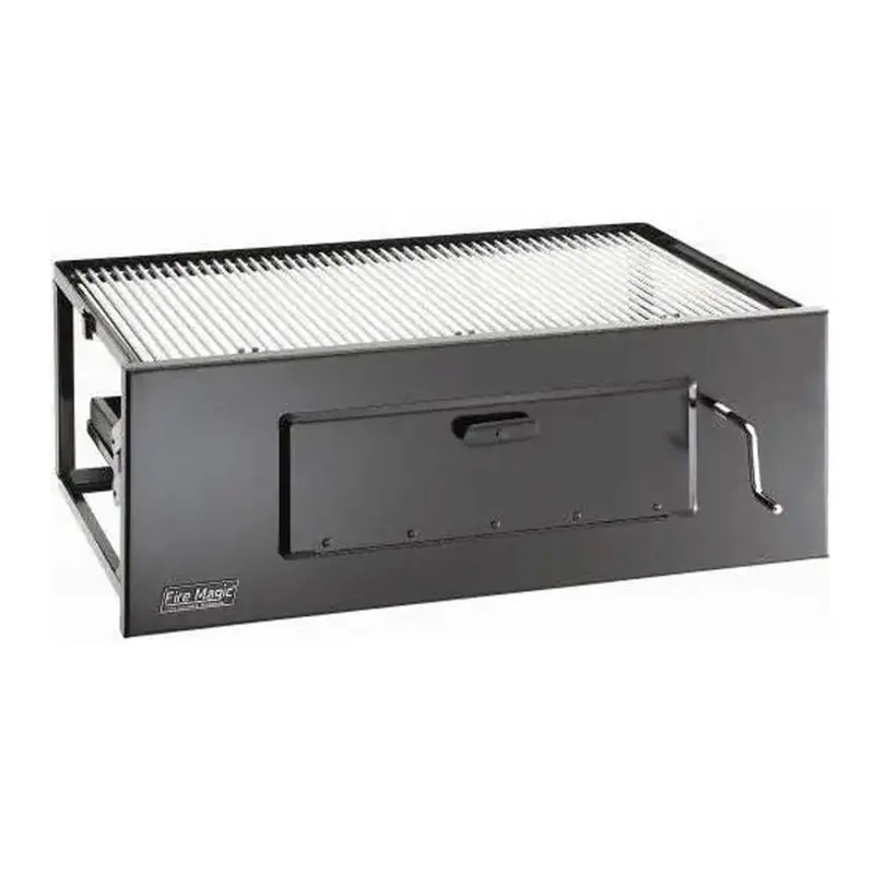 Fire Magic Lift-A-Fire Large Built-In Charcoal Grill 1
