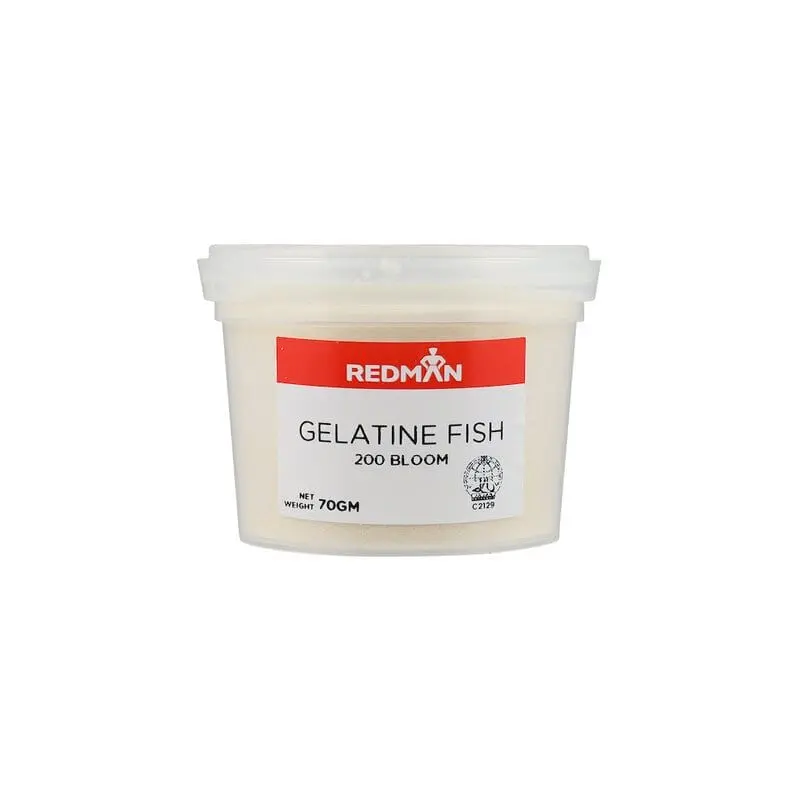 Fish Gelatin – 70G, 200 Bloom Strength For Clear Gels & Desserts (#63278) 1