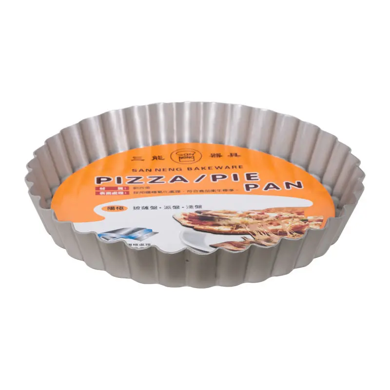 Fluted Round Pie Pan – Loose Base, 160 × 143 × 23 Mm, Sn5440 1