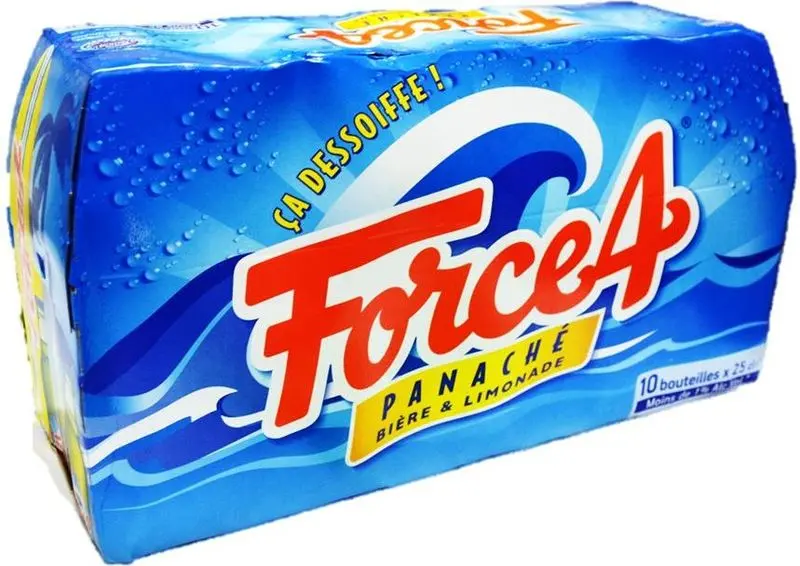 Force4 Shandy – Refreshing Beer-Mix Beverage, 250Ml Can 1