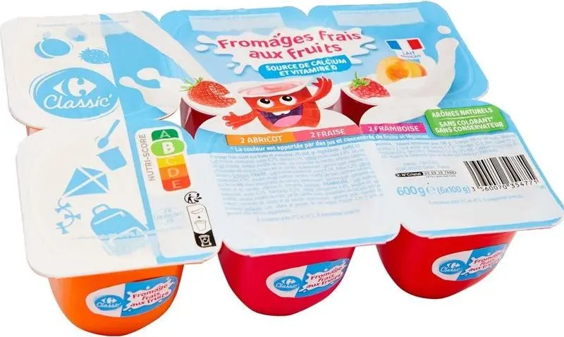 Fresh Cheese Fruit Yogurt, 100G – Light, Ricotta-Inspired With Natural Fruit Swirl 1