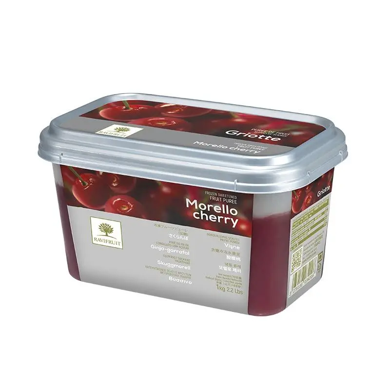 Frozen Sour Cherry Puree (Code 8034) – 1 Kg Vibrant Tart Fruit Base 1