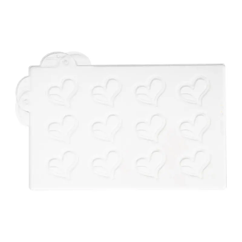 Fun Heart-Shaped Chocolate Mold – 43X40Mm, 12-Cavity 1
