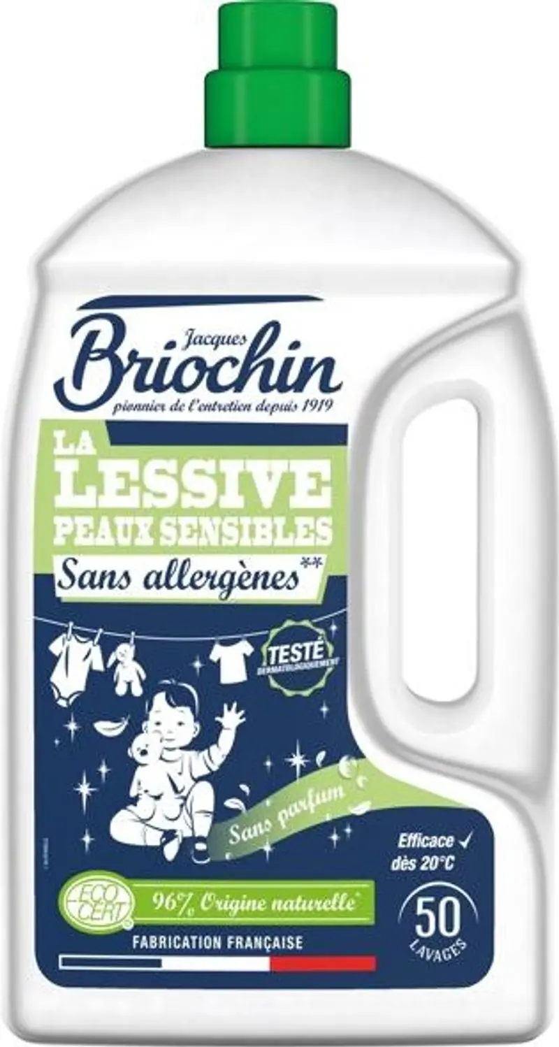 Gentle Sensitive-Skin Laundry Detergent – 2.27L Dermatologist-Tested Formula 1