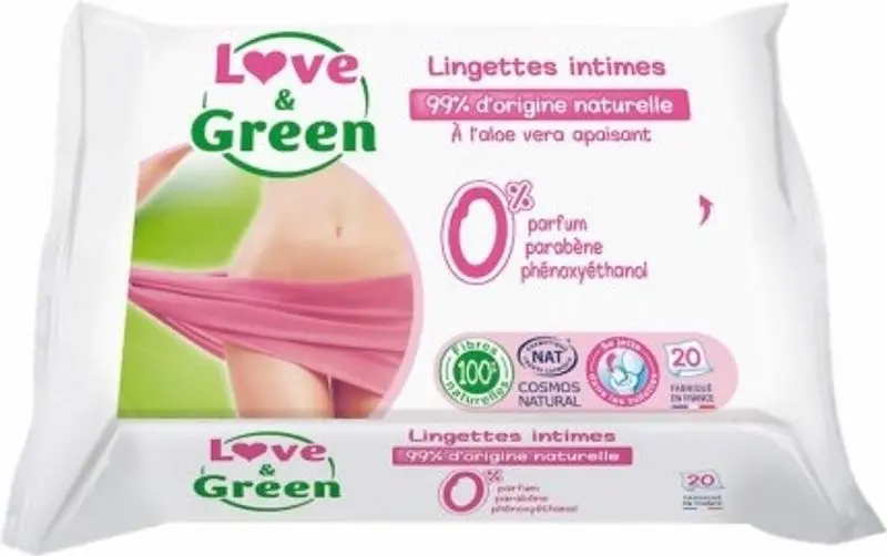 Gentle Soothing Intimate Hygiene Wipes – 20 Count 1