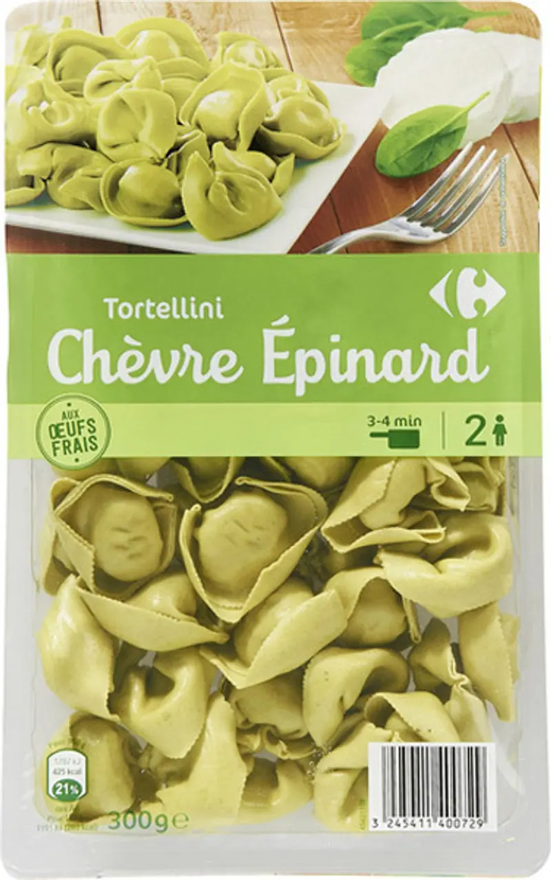 Goat Cheese & Spinach Tortellini – 300G | Artisan Gourmet Pasta 1