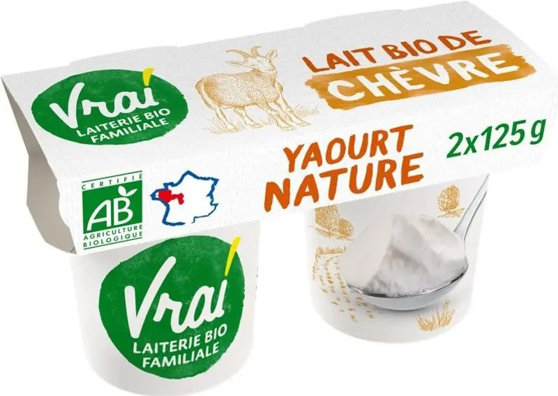 Goat Milk Plain Yogurt – 125G Tangy, Digestive-Friendly Cultured Dairy 1