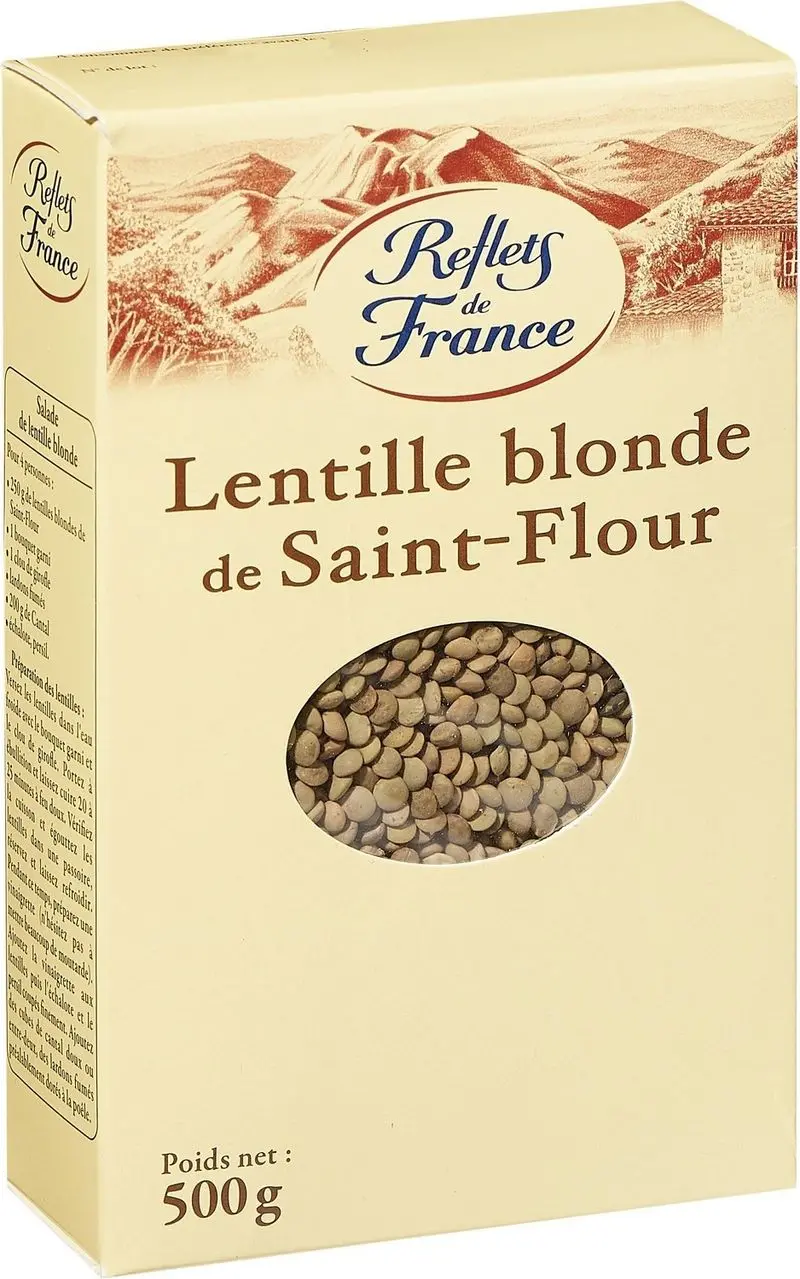 Golden Blond Lentils – 500G Mild & Tender Legumes (#117627) 1