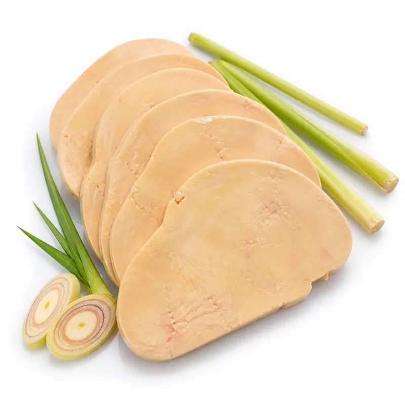 Grade A Frozen Duck Liver Slices (40–60G Each), 500G Pack 1