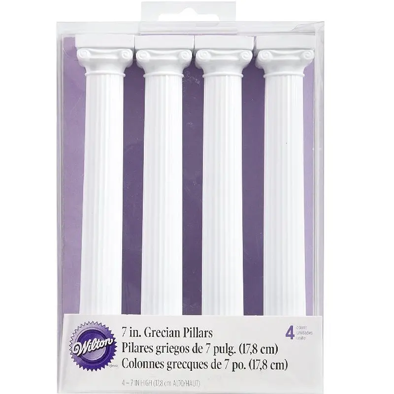 Grecian-Style Pillar Candle Holder – 7-Inch Height, Model 303-3705 (#20248) 1