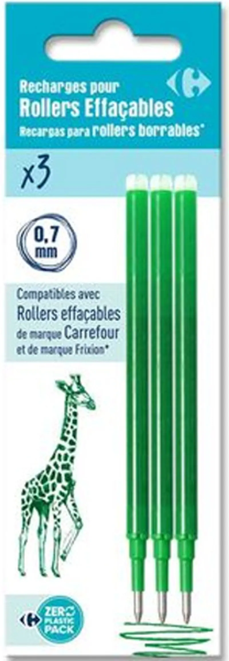 Green Erasable Rollerball Refills – 3-Pack 0.7Mm Frixion-Compatible (#119817) 1
