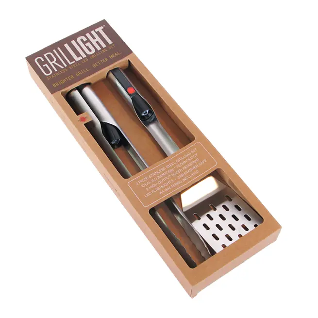 Grillight 2-Piece Led Illuminated Tool Gift Set 1