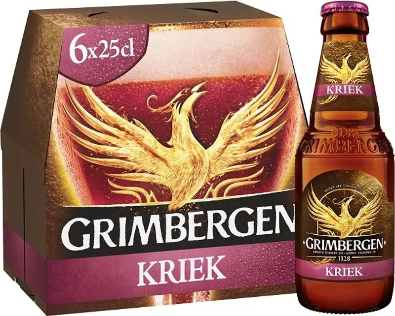 Grimbergen Cherry Wheat Beer – 6% Abv, 25Cl Bottle 1