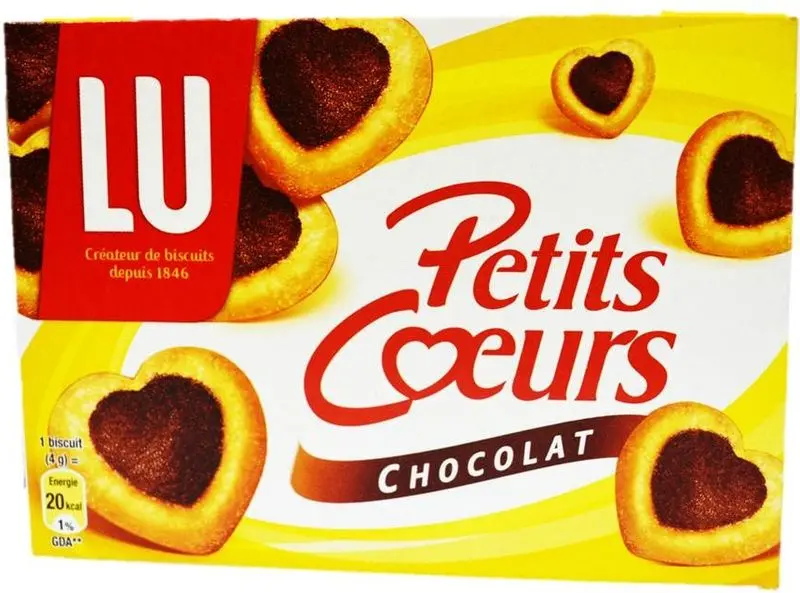 Heart-Shaped Chocolate Cookies – 125G Festive Dessert Or Gift Biscuits (#116469) 1