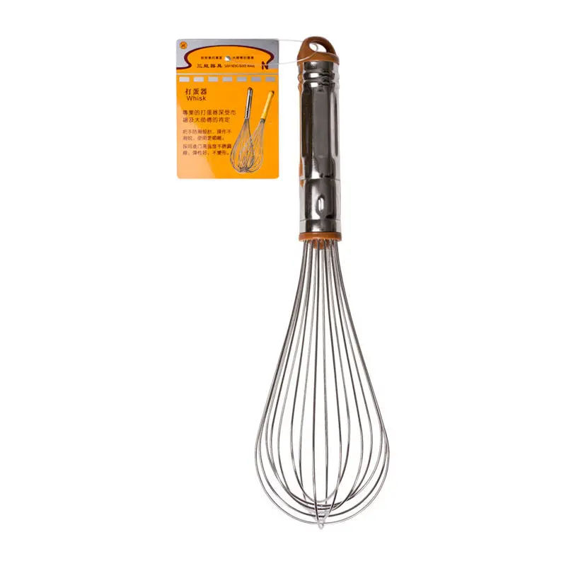 Heavy-Duty 8-Inch Egg Whisk – Super Strong Stainless Steel Wire Whip (Sn4883, #53269) 1