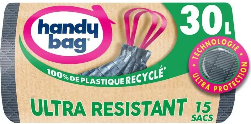 Heavy-Duty Drawstring Trash Bags – 30L, Pack Of 15 1