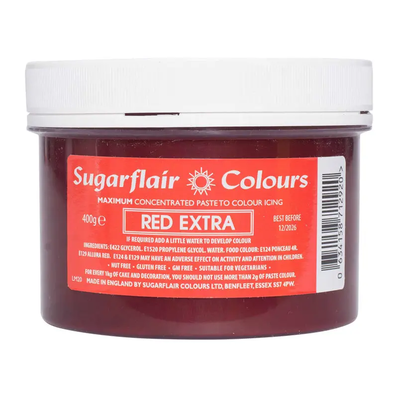 High-Intensity Red Food Coloring Gel – 400 G Concentrate 1
