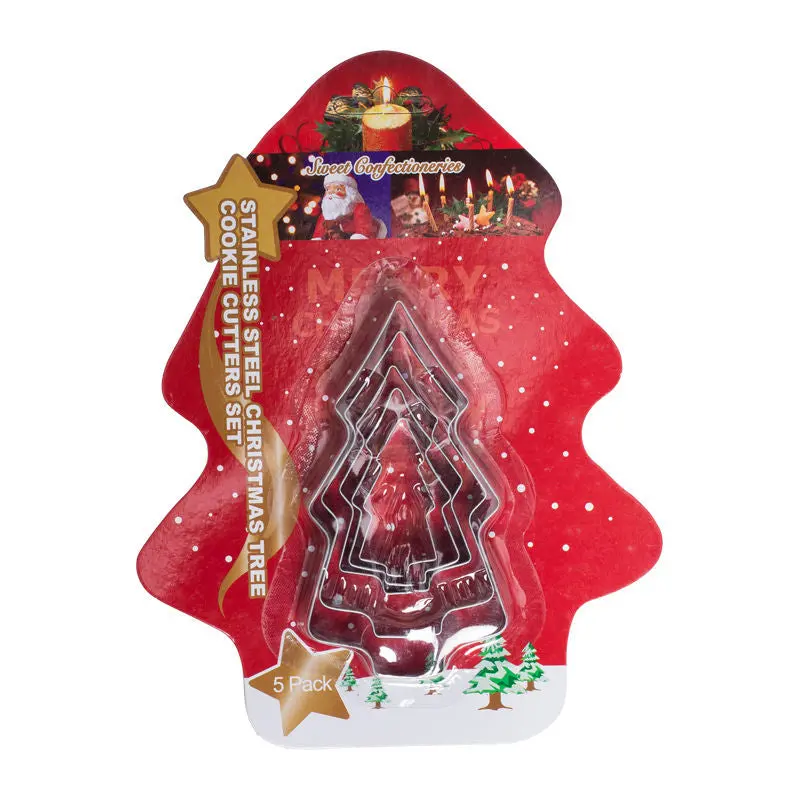 Holiday-Themed Stainless Steel Christmas Tree Cookie Cutter | #60069 1