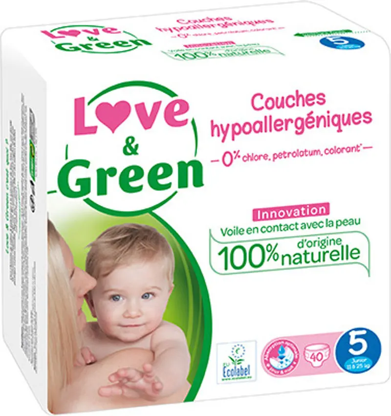 Hypoallergenic Baby Diapers – Size T5 (11–25Kg), 40 Count 1