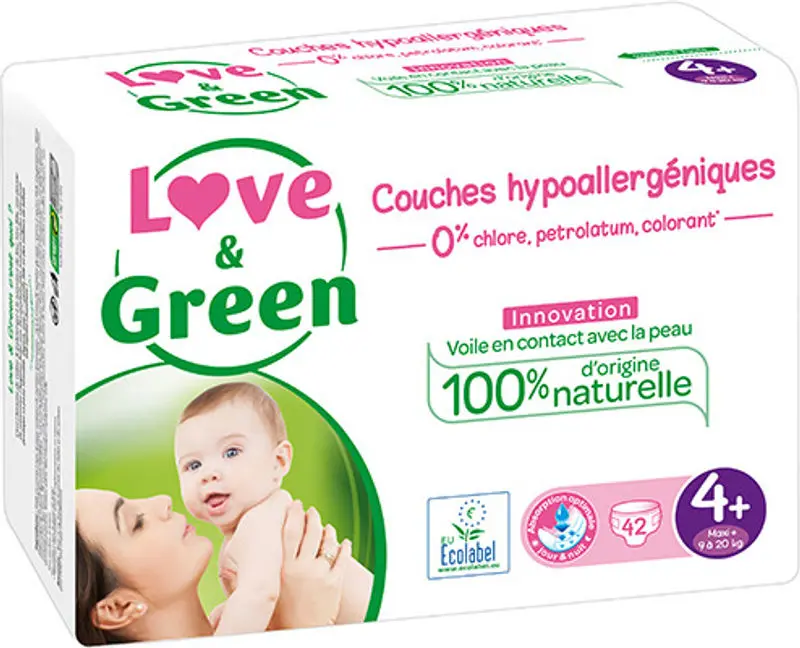 Hypoallergenic Plus-Fit Nappies – Size T4+ (9–20Kg), 42 Count 1
