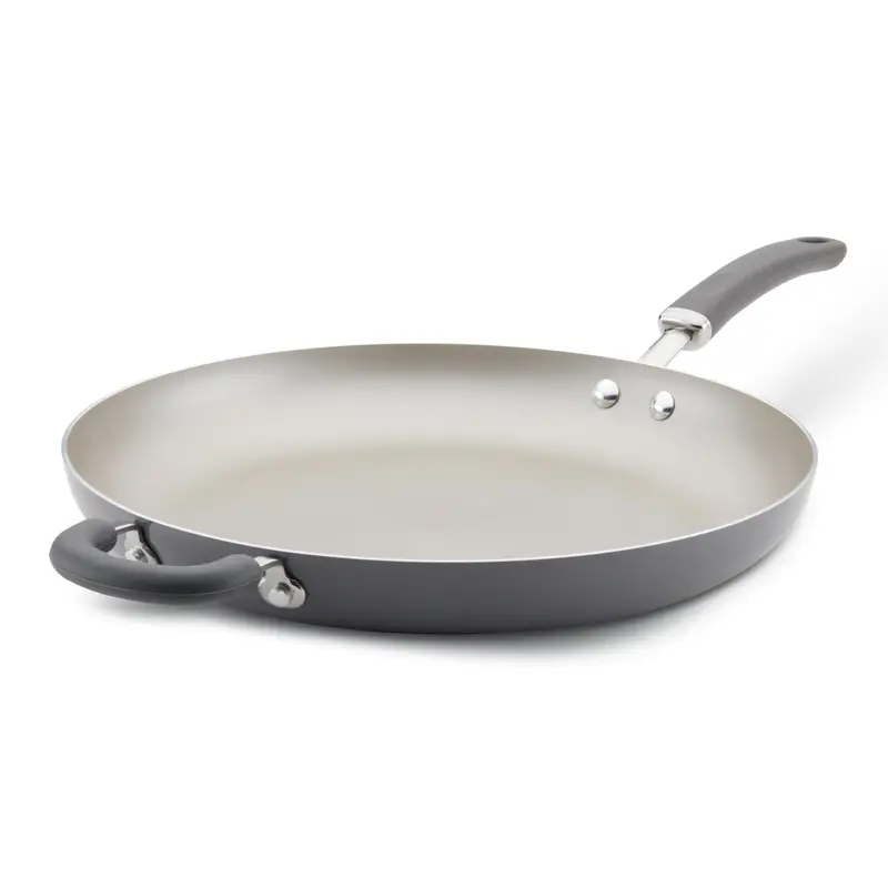 Induction Frying Pan With Helper Handle – 14.5-Inch Nonstick Skillet 2