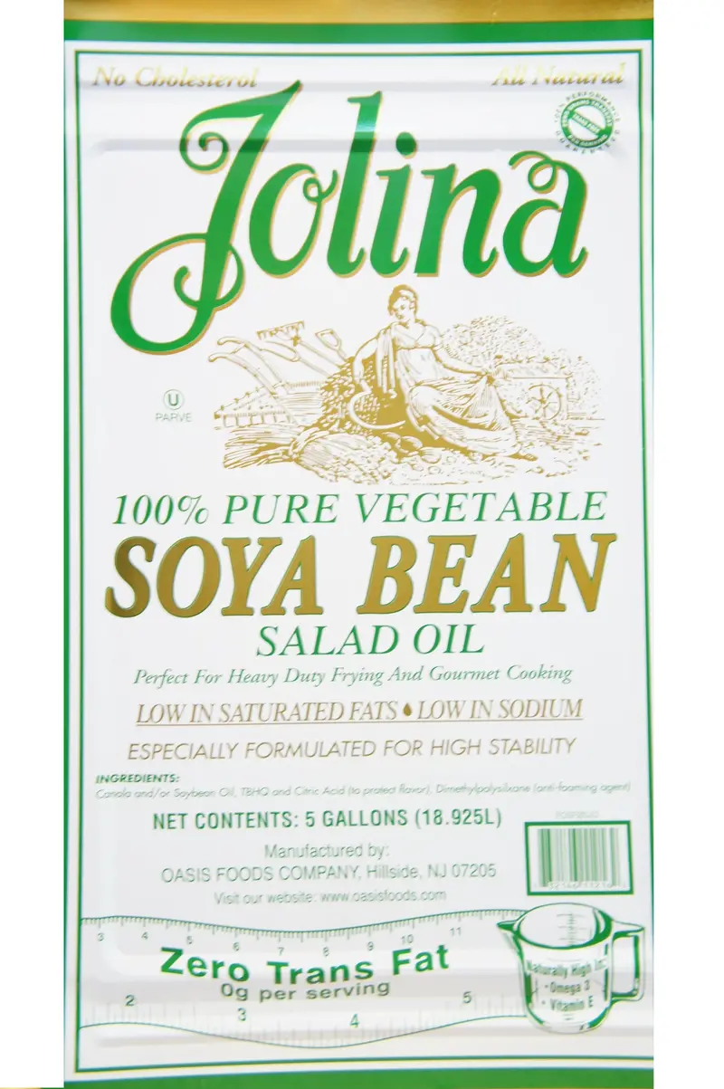 Jolina 100% Pure Vegetable Soya Bean Salad Oil 1
