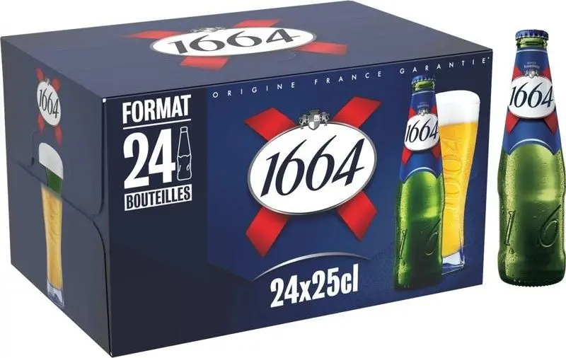 Kronenbourg 1664 Blonde Lager – 5.5% Abv Craft Beer (25Cl) 1