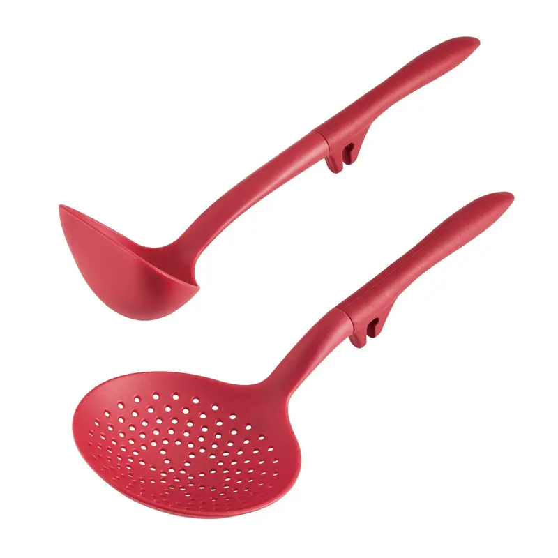 Ladle And Skimmer Pair – Heat-Resistant Silicone Combo 2