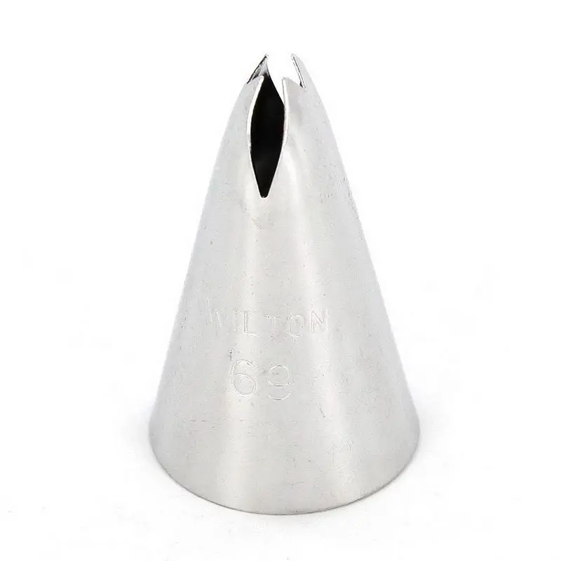 Leaf-Shaped Piping Tip – Size #69, Ideal For Botanical Details, 402-69 (#20050) 1