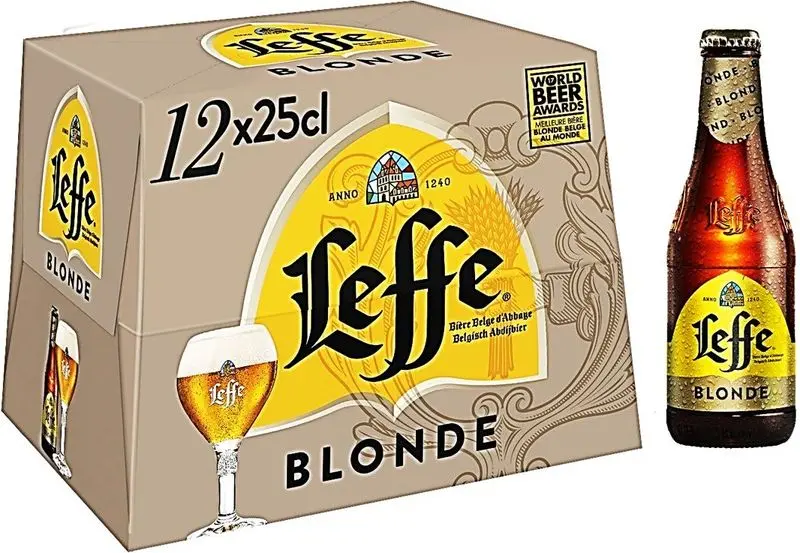 Leffe Blonde Belgian Ale – 250Ml Bottle 1