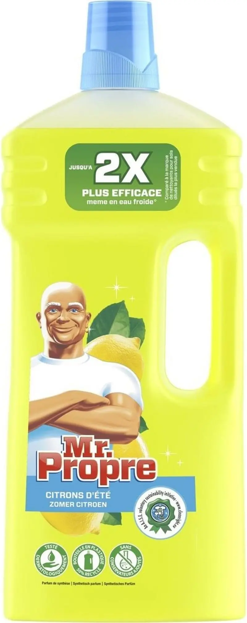 Lemon-Scented Multi-Surface Cleaner – Natural Degreaser, 1.3 Liter (#127268) 1