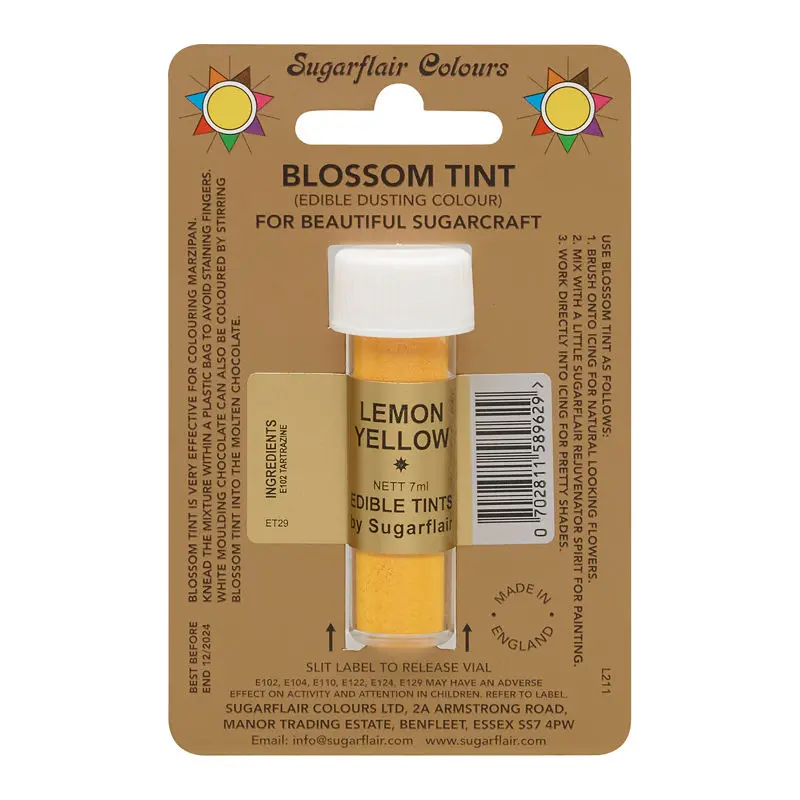 Lemon Yellow Food Decorating Powder – Bright Citrus Tone, 7Ml (#57533) 1