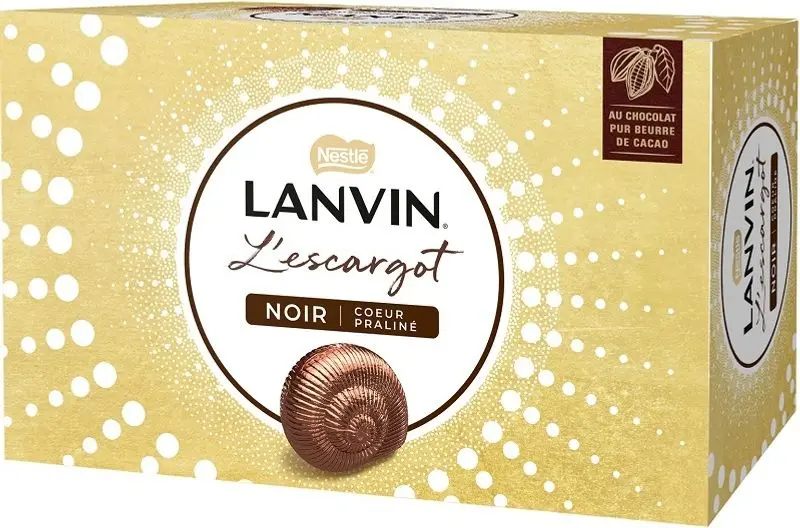 L’Escargot Dark Chocolate Bar – Artisan Belgian Style, 164G (#122445) 1