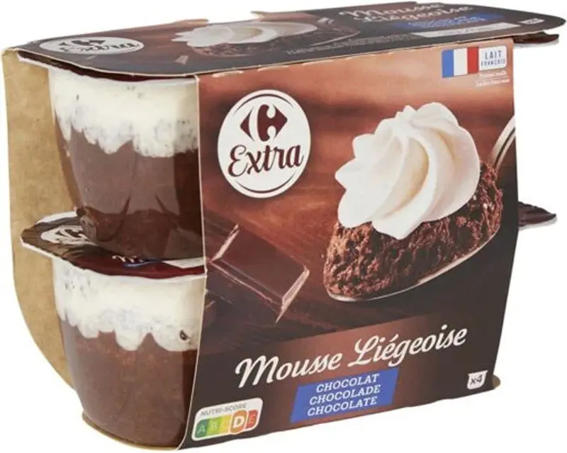 Liégeois Chocolate Mousse Dessert, 80G – Velvety, Belgian-Inspired Indulgence 1