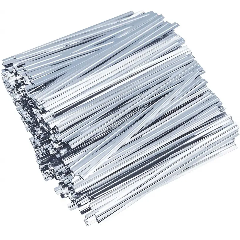 Linneas Metallic Twist Ties – Shiny Finish 1