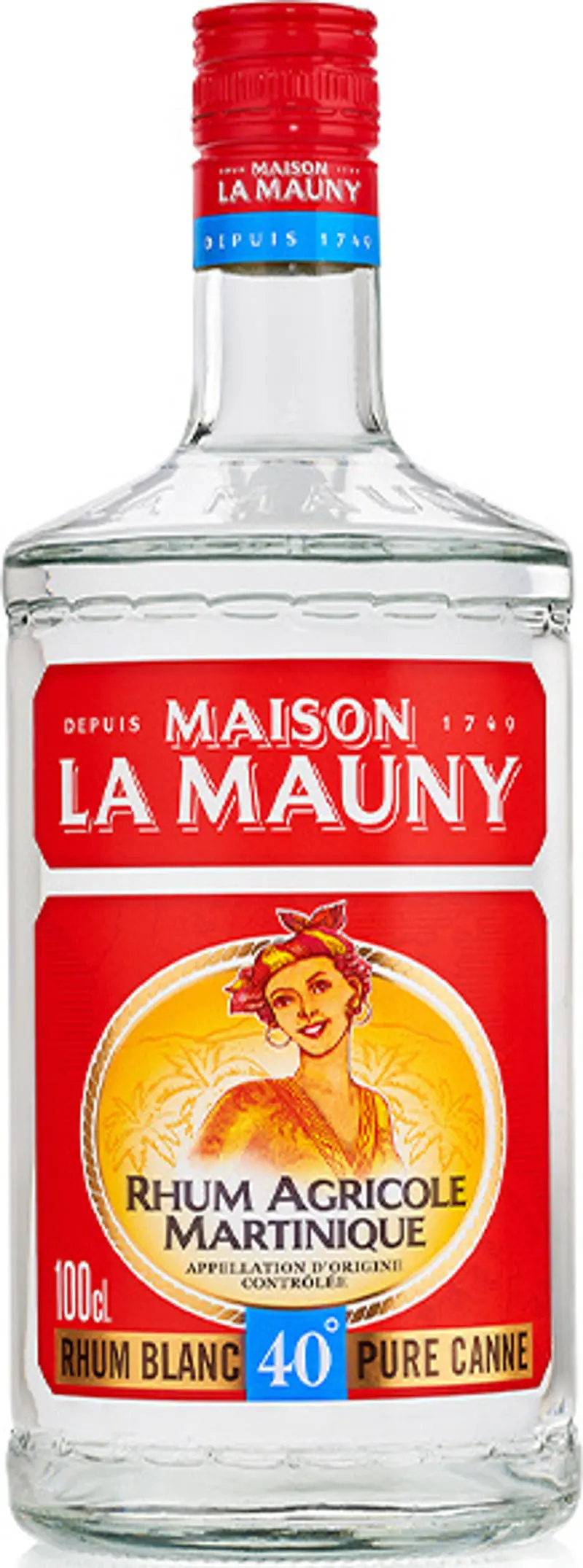 Martinique Agricultural White Rum – Terroir-Driven Rhum Agricole, 1L 1