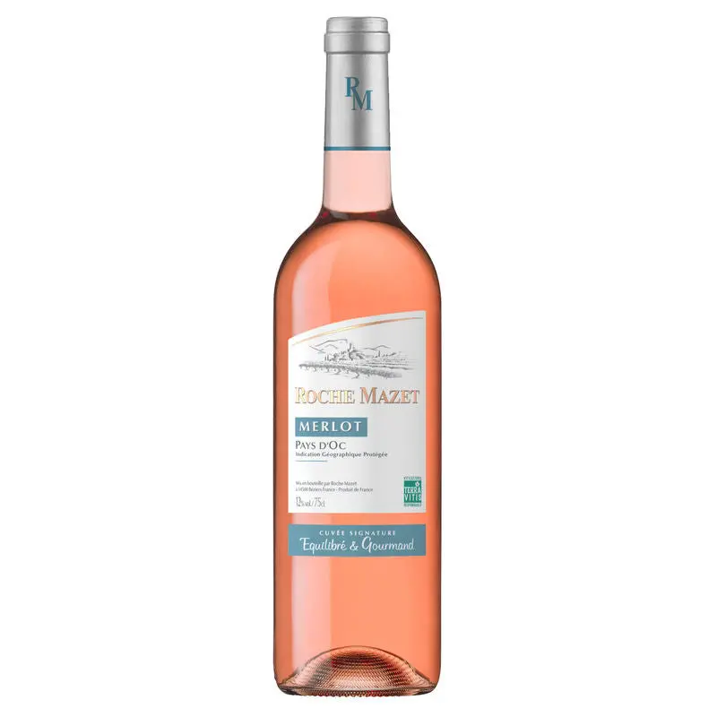 Merlot Rosé Igp Pays D’Oc – Fruity French Rosé, 2020–2023, 750 Ml 1
