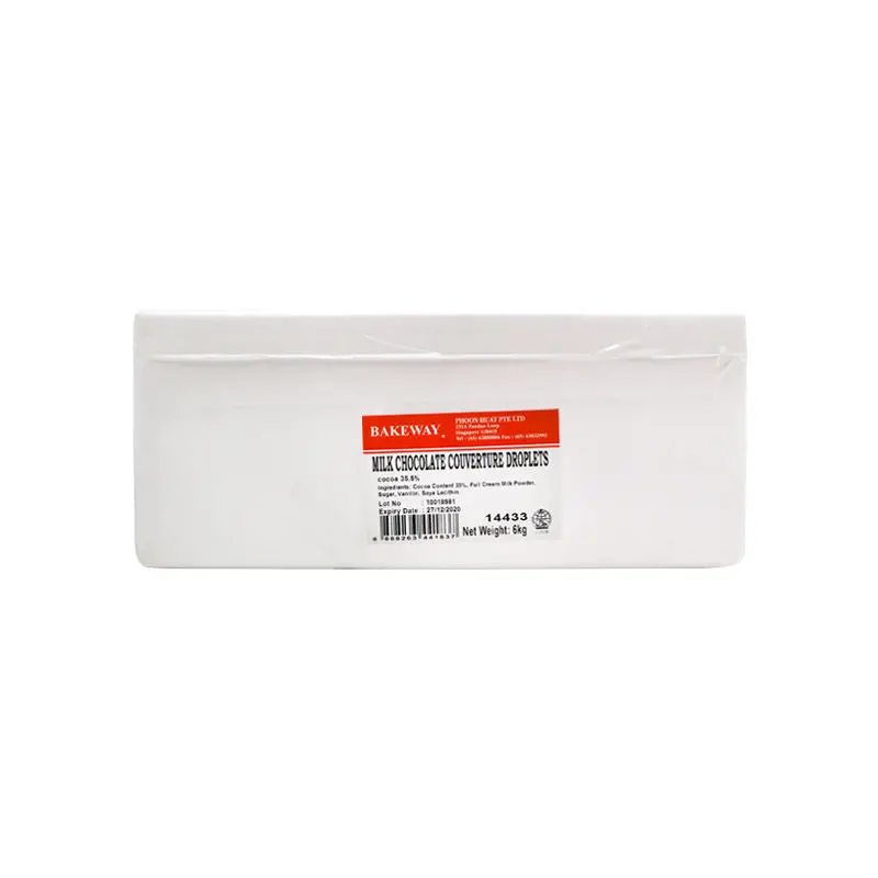 Milk Chocolate Couverture Drops – 6Kg Commercial Size 1
