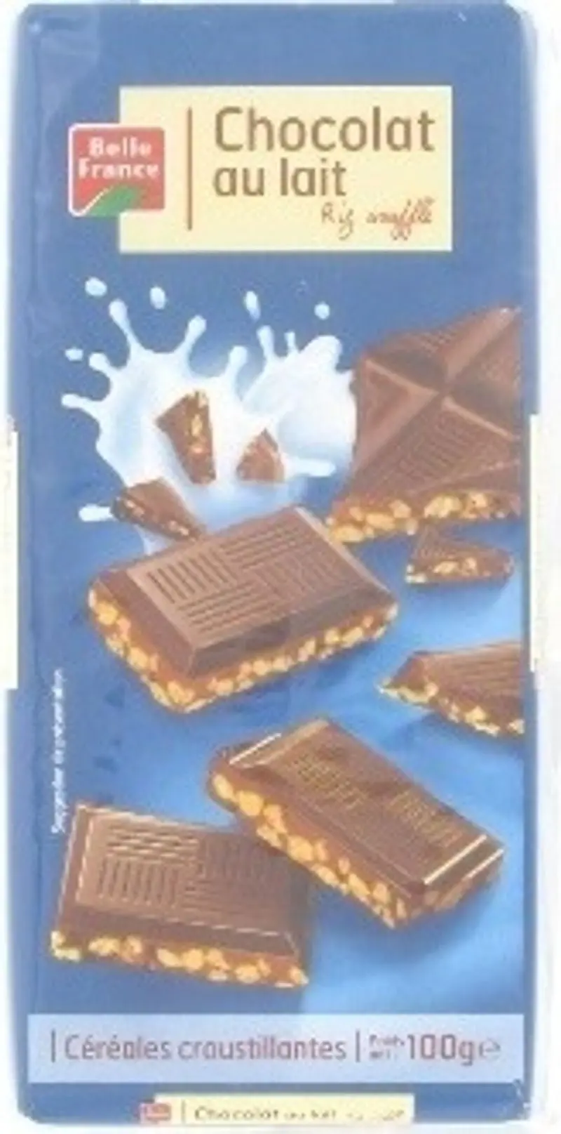 Milk Chocolate Puffed Rice Bar – 100G Pack (#116073) 1