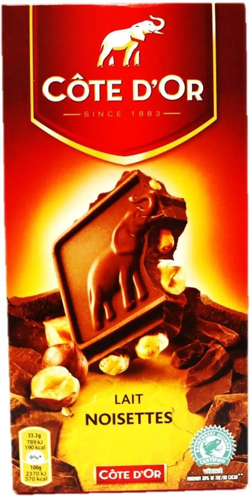 Milk Chocolate With Whole Hazelnuts – 180G 1