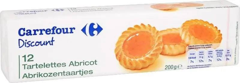 Mini Apricot Tartlets, 200G Convenient Dessert Servings 1