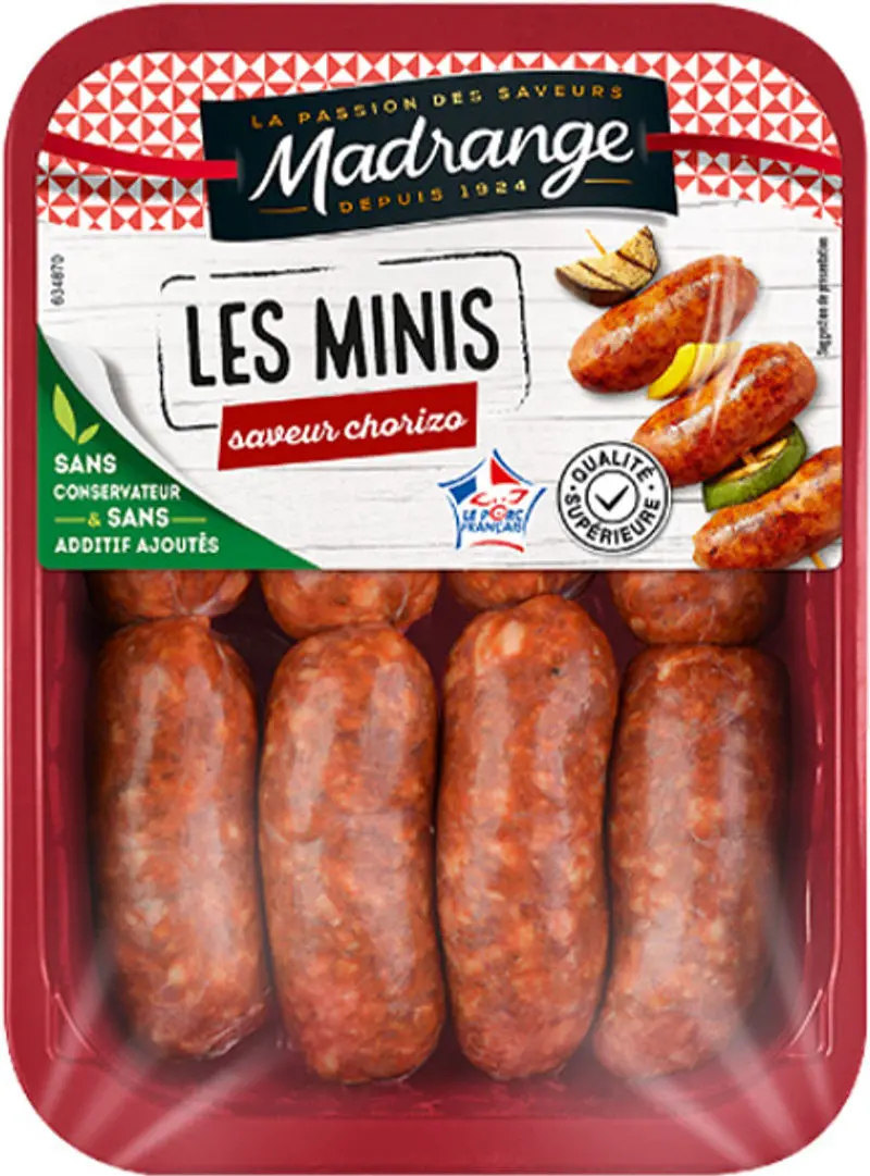 Mini Chorizo Sausages – Spanish Spiced Pork Snacks, 400 G 1