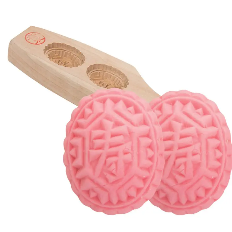 Mini Wooden Tortoise Mold – 4 Cm Decorative Baking Stamp 1