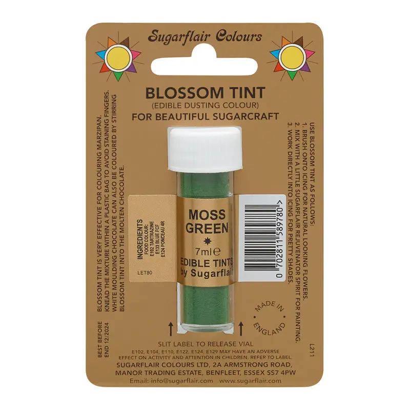 Moss Green Edible Dusting Powder – 7Ml Bottle (#53823) 1