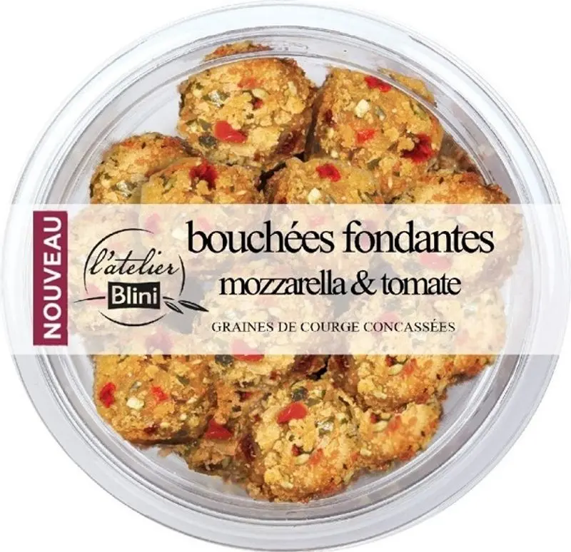 Mozzarella & Tomato Bite-Sized Snacks – Fresh Cheese Appetizer, 100G (#122441) 1