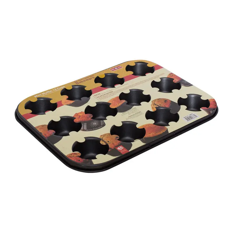 Non-Stick Mini Muffin Pan – 26 × 20 × 2.5 Cm – Compact 12-Cup Design (#13679) 1