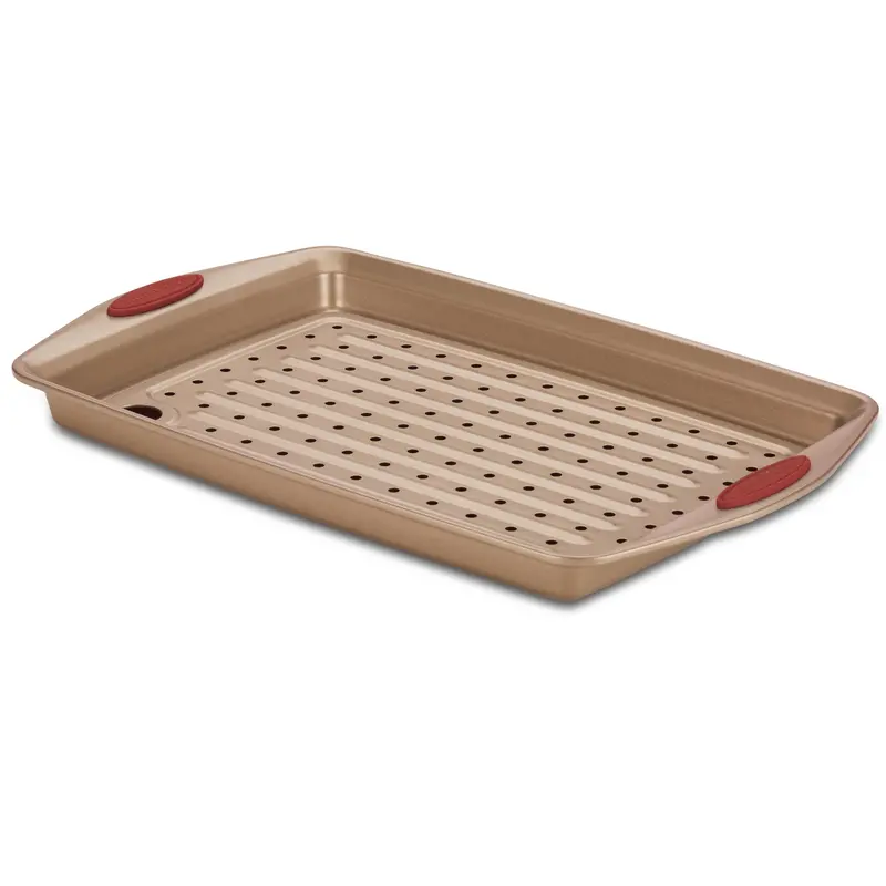 Nonstick Crisper Tray Set – 10 In × 15 In Dual-Pan Bundle 1