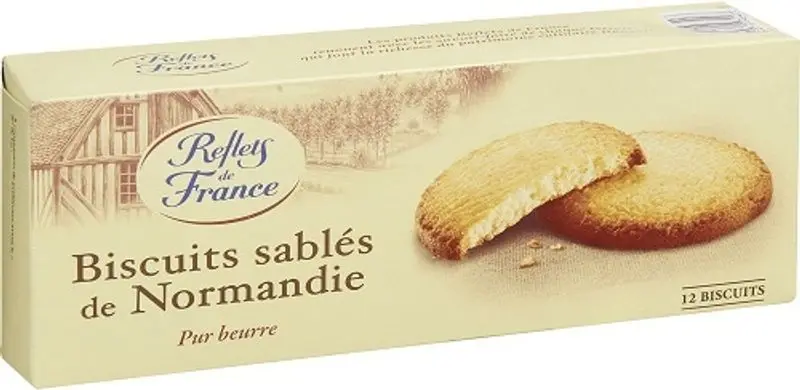 Normand Butter Biscuits 175G – Traditional French Shortbread With Sea Salt (#116550) 1