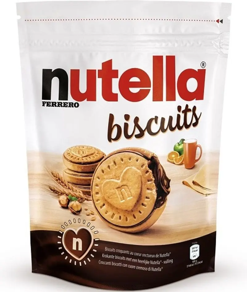 Nutella-Filled Sandwich Biscuits – 304G Family Pack Of Hazelnut Spread Cookies (#116461) 1